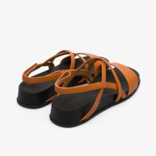 Camper Dark Orange Sandals Womens - Atonik Online Ireland | FWVQX1320